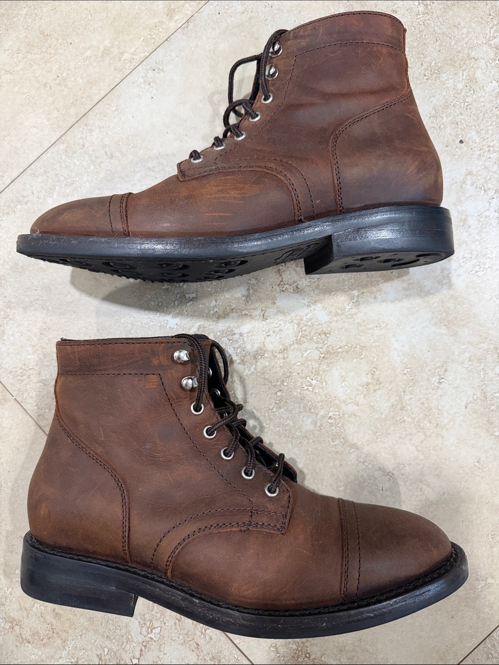 Thursday Boot Company Men's Brown Leather Captain | Arizona Adobe - Wide / 6.5